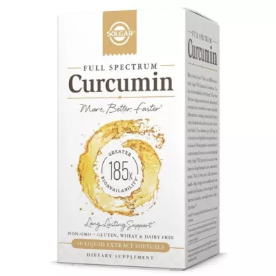 Solgar Curcumin Full Spectrum Suplement diety 30 kaps.
