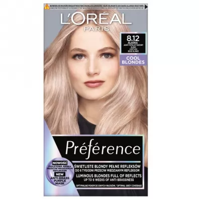LOreal Paris Preference farba do w�os�w 8.12 Alaska