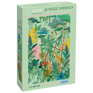 Puzzle 1000 Zwierz�ta w d�ungli 112572 Gibsons