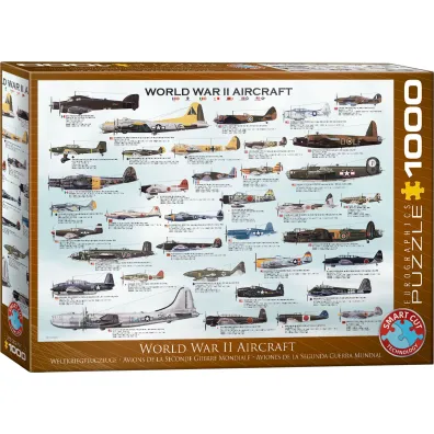 Puzzle 1000 el. World War II Aircraft Eurographics