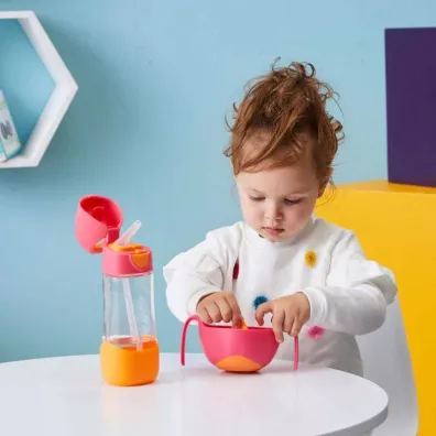 b.box Butelka tritanowa ze s�omk� Emerald Forest 450 ml