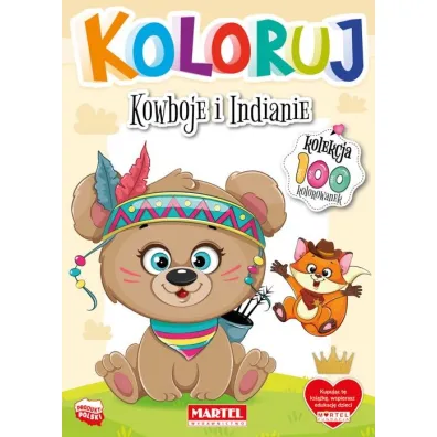 Kowboje i Indianie. Koloruj
