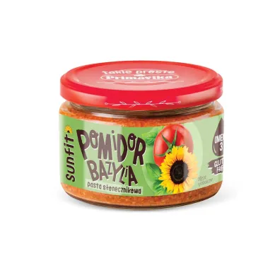 Primavika Pasta s�onecznikowa z pomidorami i bazyli� bezglutenowa 180 g