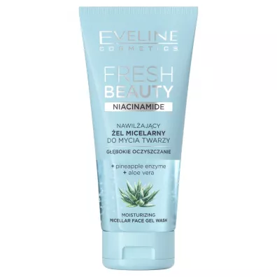 Eveline Cosmetics Fresh Beauty �el micelarny do mycia twarzy z niacynamidem 150 ml