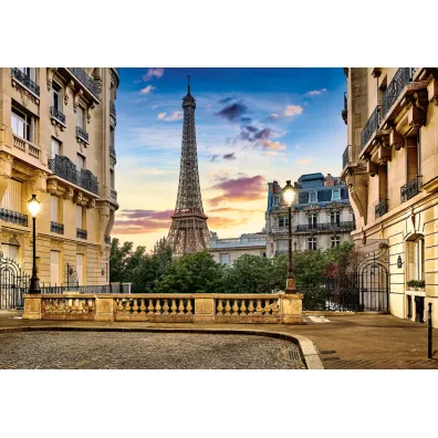 Puzzle 1000 el. Walk in Paris at Sunset Castorland