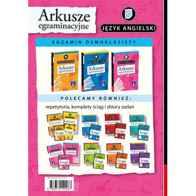 KSIAZECZKA EDUK A4 TESTY OSMOKLASISTY J.ANGIELSK