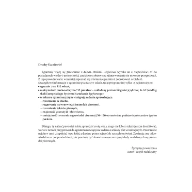 KSIAZECZKA EDUK A4 TESTY OSMOKLASISTY J.ANGIELSK