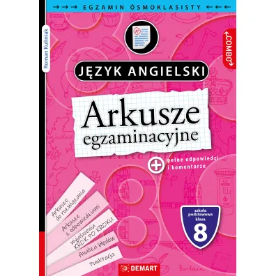 KSIAZECZKA EDUK A4 TESTY OSMOKLASISTY J.ANGIELSK