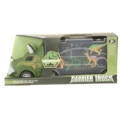 Transporter z 4 dinozaurami + akcesoria Adar