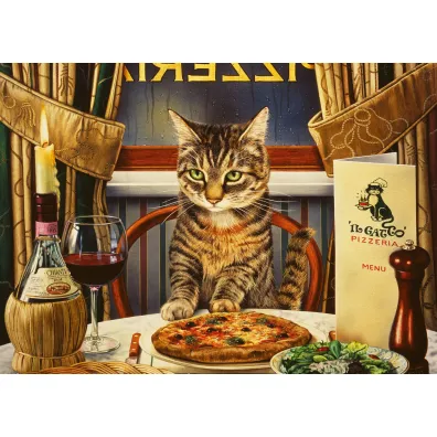 Puzzle 300 el. Kolacja w pojedynk� Ravensburger