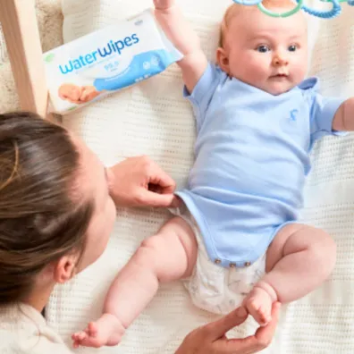 Waterwipes Chusteczki nawil�ane nas�czane czyst� wod� Biodegradowalne 60 szt.