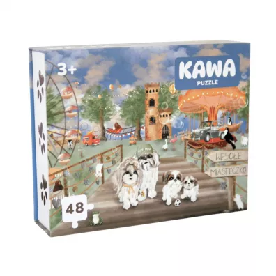 Puzzle 48 el. XL weso�e miasteczko Neverending store Anna Za��cka