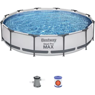 Basen stela�owy Steel Pro Max 366x76 cm 56416