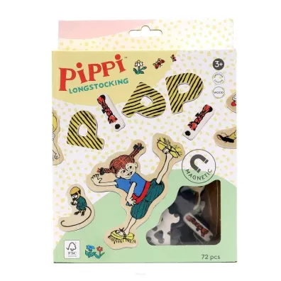 Magnetyczne literki i obrazki Pippi Micki