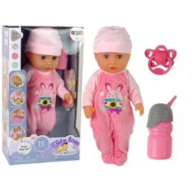 Lalka Bobas siusia dwik rowa piama Leantoys