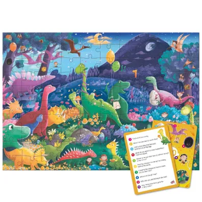 Puzzle - Look & Find - Kraina dinozaur�w, 100 el. Dodo