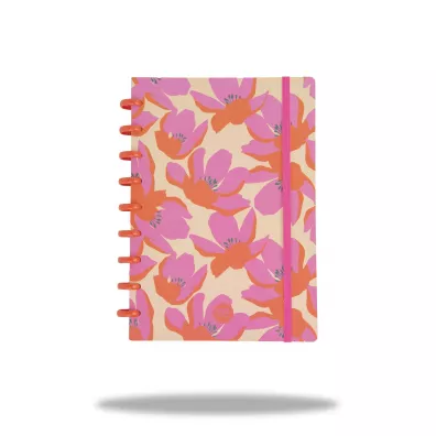CoolPack Ko�obrulion B5 Flores Rosa z gumk� kratka 100 kartek