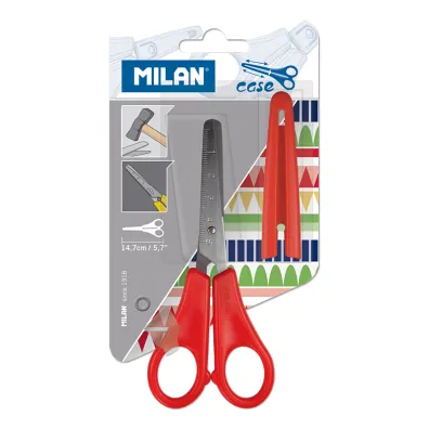 Milan No�yczki szkolne z nak�adk� 14.7 cm