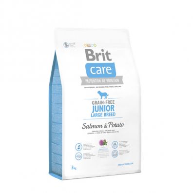 Brit Care Karma dla młodych psów ras dużych Junior Large Breed Salmon & Potato 3 kg