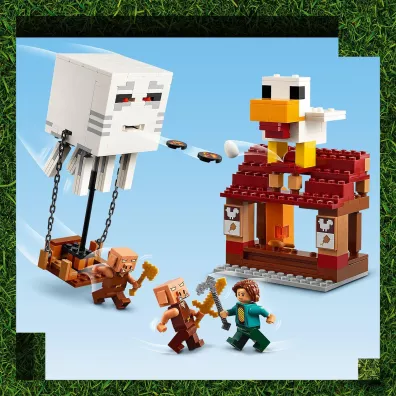 LEGO Minecraft Atak balonowego Ghasta na wiosk 21273