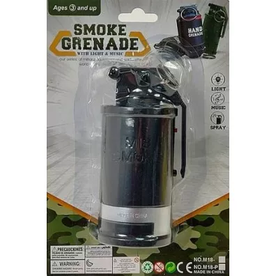 Granat z d�wi�kiem, �wiat�o, dym Adar