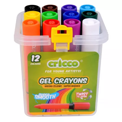Cricco Kredki �elowe Twist 12 kolor�w