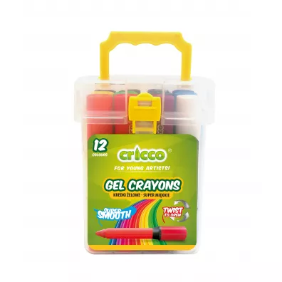 Cricco Kredki �elowe Twist 12 kolor�w