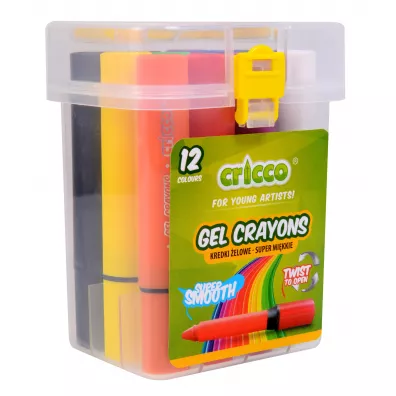 Cricco Kredki �elowe Twist 12 kolor�w