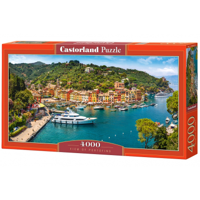Puzzle 4000 el. Widok na Portofino Castorland