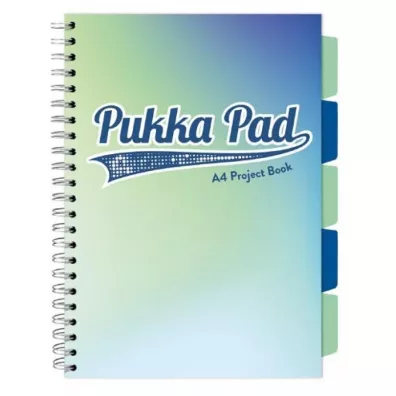Pukka Pad Project Book A4 Seafoam kratka 100 kartek 3 szt.