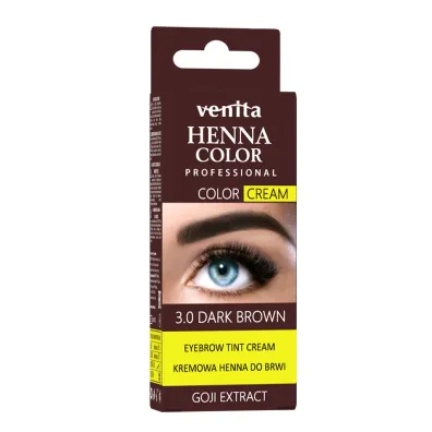 Venita Henna do brwi i rz�s w kremie 3.0 Dark Brown 30 g