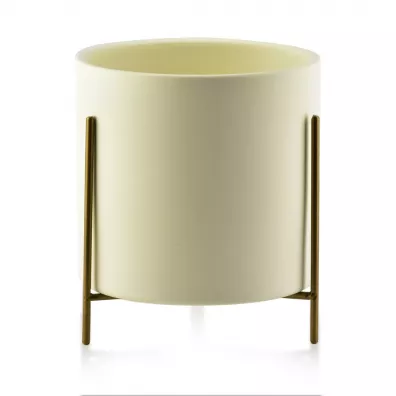 Mondex Doniczka na stojaku Neva Basic Beige