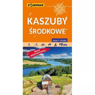Mapa turystyczna Kaszuby �rodkowe 1:55 000