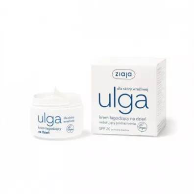 Ziaja Ulga krem �agodz�cy na dzie� redukuj�cy podra�nienia dla sk�ry wra�liwej 50 ml