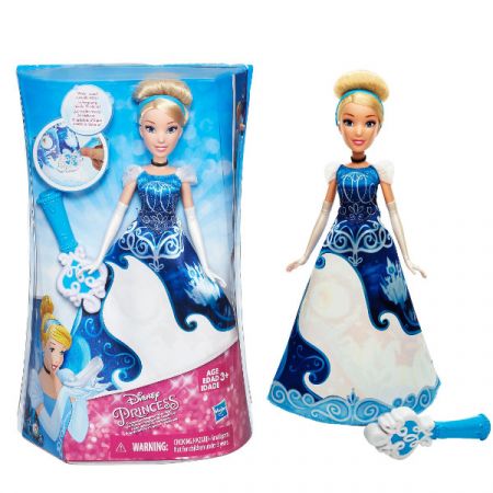 Lalka Ksiniczki Disneya - Magiczna Sukienka, Kopciuszek Hasbro