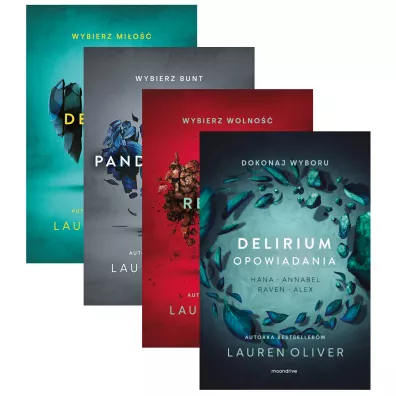 Pakiet Delirium: Delirium, Pandemonium, Requiem, Delirium. Opowiadania - Lauren Oliver