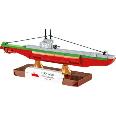 Historical collection wwii COBI klocki Polish Submarine ORP Sok� COBI-4863