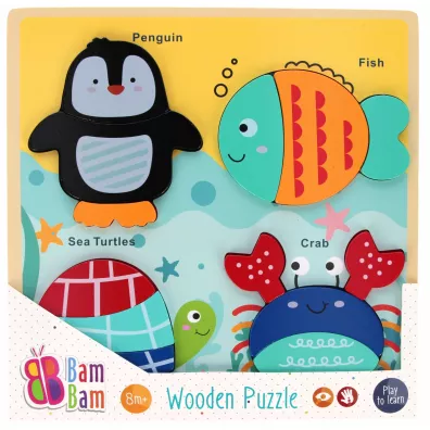Puzzle Uk�adanka drewniana Ocean Bam Bam