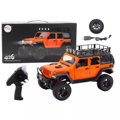 Auto terenowe R/C 2.4G nap�d 4x4 pomara�czowy LeanToys