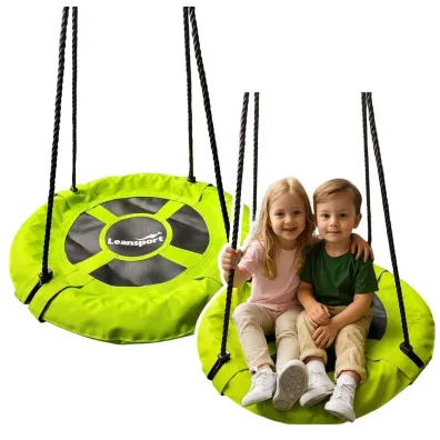 Hu�tawka ogrodowa bocianie gniazdo zielona 60cm LeanToys