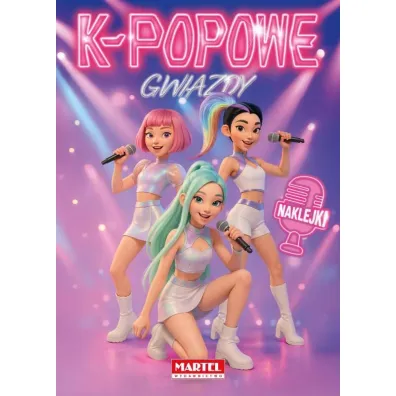 Kolorowanka z naklejkami K-popowe Gwiazdy
