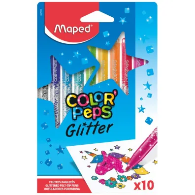 Maped Flamastry brokatowe 10 szt.