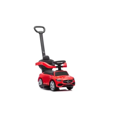 Je�dzik z pchaczem Mercedes 3w1 czerwony LeanToys