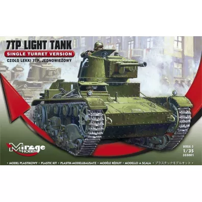 Lekki Czo�g Jednowie�owy "7TP" 1/35 Mirage Hobby