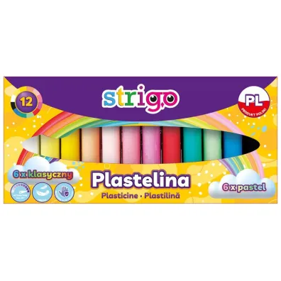 Strigo Plastelina 6 szt.
