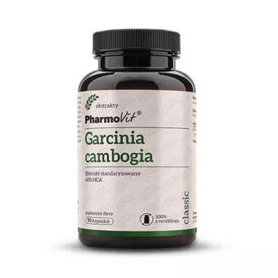 Pharmovit Garcinia cambogia 60% HCA Suplement diety 90 kaps.
