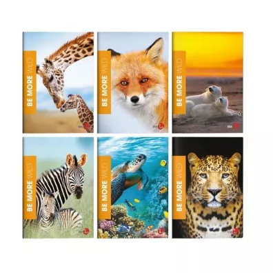 Koh-I-Noor Zeszyt A4/72K linia Be More Wild (10szt)