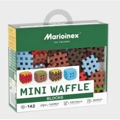 Klocki konstrukcyjne Wafle mini 206 element�w Blocks Mario MARIOINEX 908419