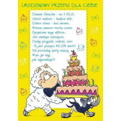 Stamp Karnet Smile B6 + koperta Urodziny