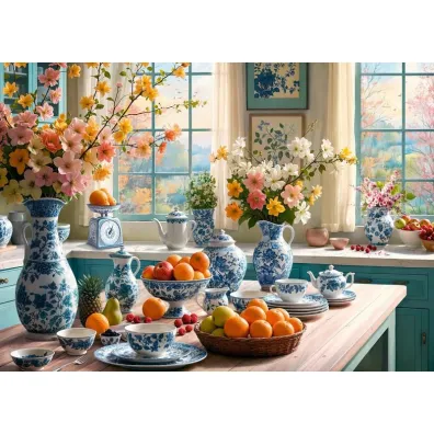 Puzzle 2000 el. Morning in My Kitchen CherryPazzi
